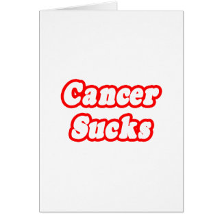 Cancer Sucks Hälsningskort