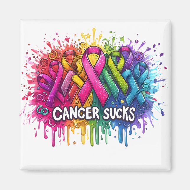 Cancer Sucks Magnet (Framsidan)