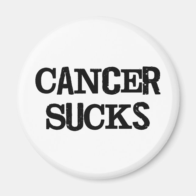 Cancer Sucks Magnet (Framsidan)