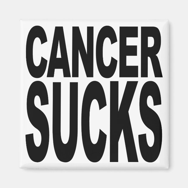Cancer Sucks Magnet (Framsidan)