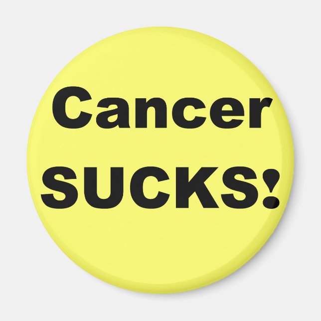 Cancer Sucks Magnet (Framsidan)