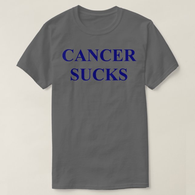 CANCER SUCKS T SHIRT (Design framsida)