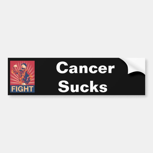 Cancer suger bildekal (Framsidan)