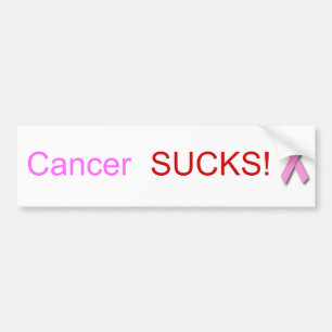 Cancer SUGER! Bildekal