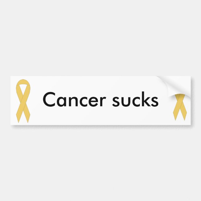 Cancer suger bildekal (Framsidan)
