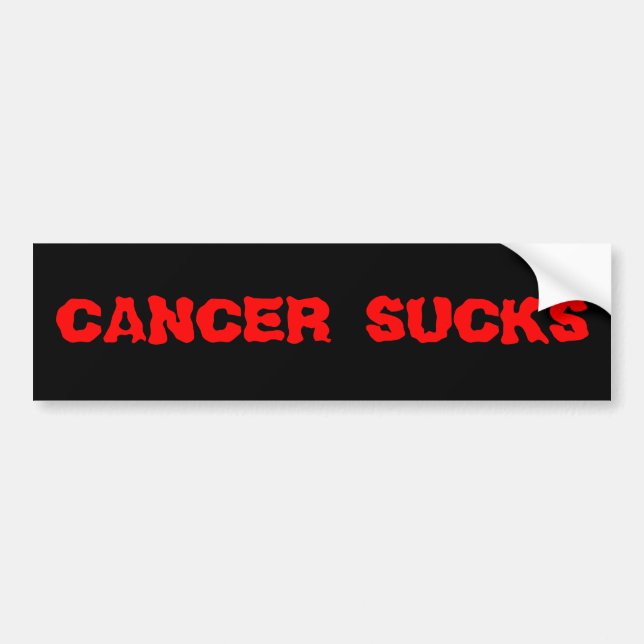 Cancer suger bildekalet bildekal (Framsidan)
