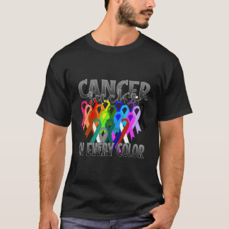 Cancer suger i varje Färg-kamp mot cancer T Shirt