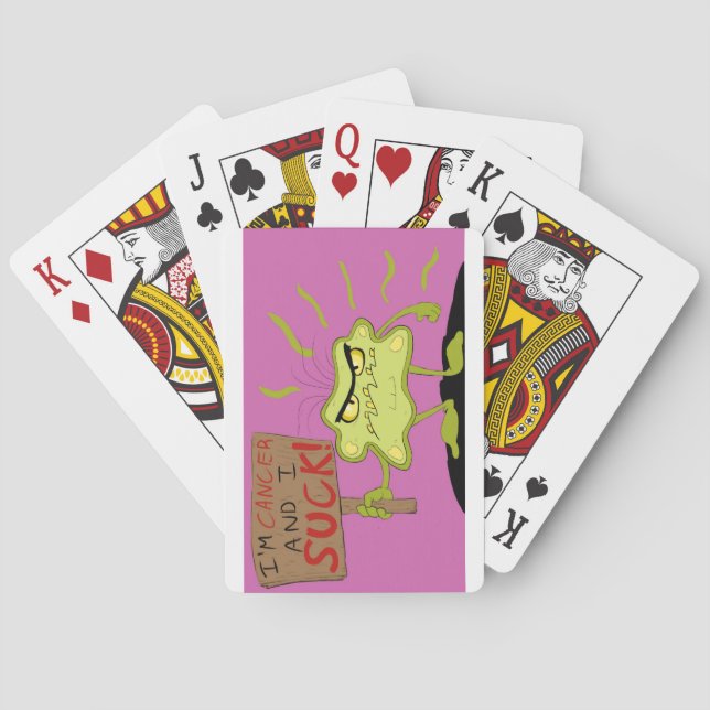 Cancer suger spel kort (Baksidan)