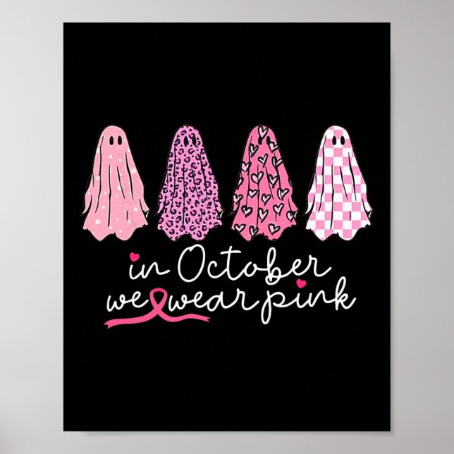 Cancer Support Squad Ghost Halloween Poster (Framsidan)