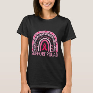 Cancer Support Squad Warrior Breast Cancer Awarene T Shirt