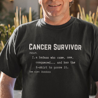 Cancer Survivor Definition, sarkastisk medvetenhet T Shirt