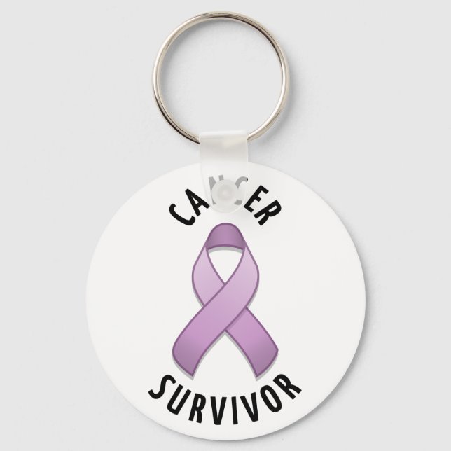 Cancer Survivor Keychain Nyckelring (Framsida)