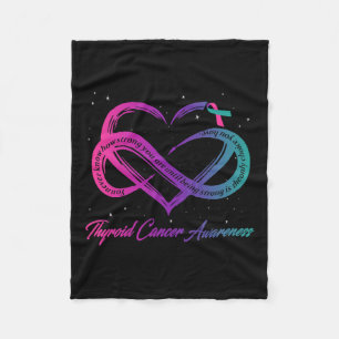 Cancer Survivor Support Thyroid Cancer Warrior Fleecefilt