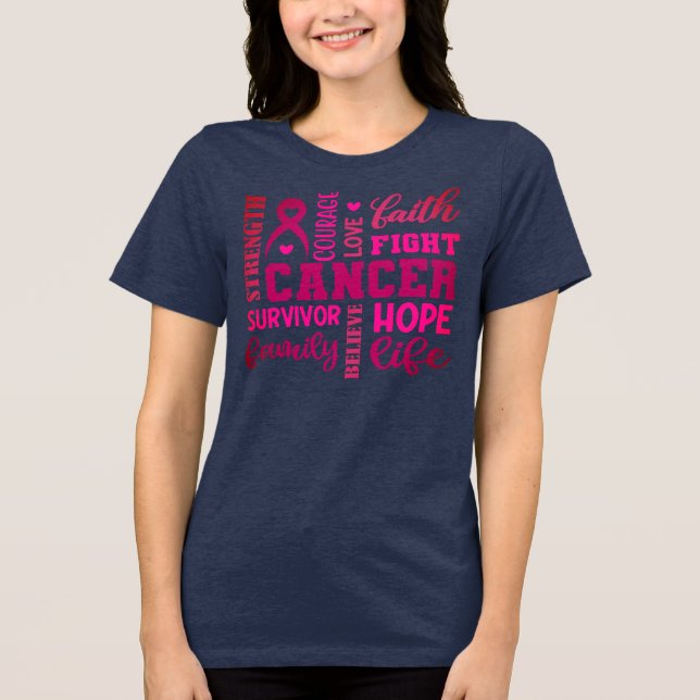 Cancer Survivor T Shirt (Framsida)