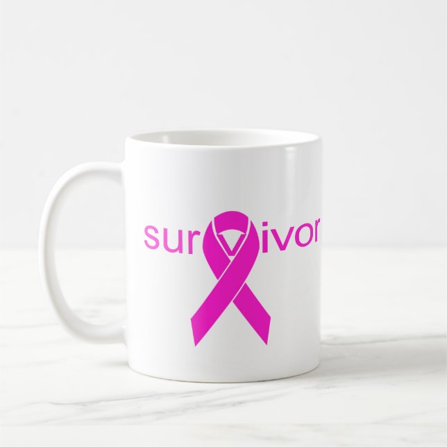 Cancer Survor mugg (Vänster)