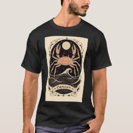 Cancer - T-Shirt Celestial Zodiac Art