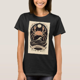 Cancer - T-Shirt Celestial Zodiac Art