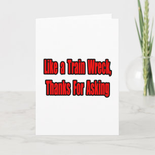 Cancer Tåg Wreck Kort