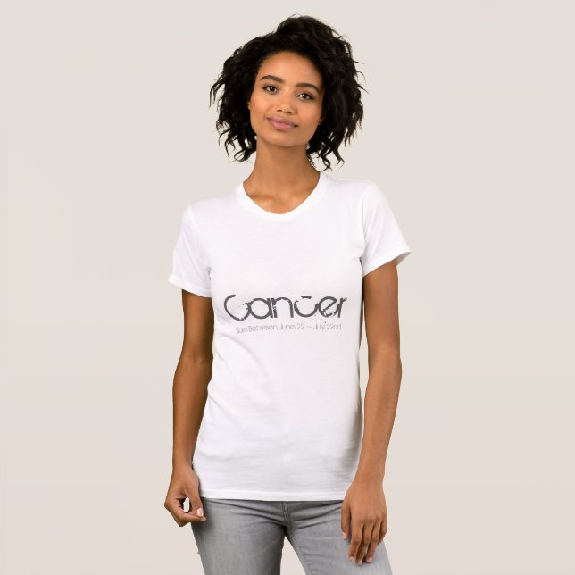 Cancer Tee-shirt in White Tröja (Hel framsida)