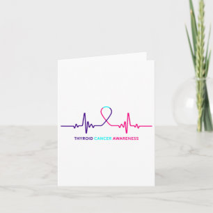 Cancer - Thyroid Cancer Awareness Gift Kort