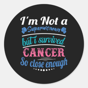 Cancer Thyroid Cancer Survivor Runt Klistermärke