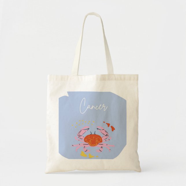Cancer Tote Bag Tygkasse (Framsidan)