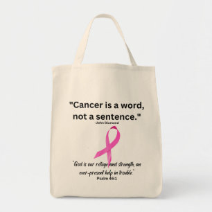 Cancer Tote Bag Tygkasse