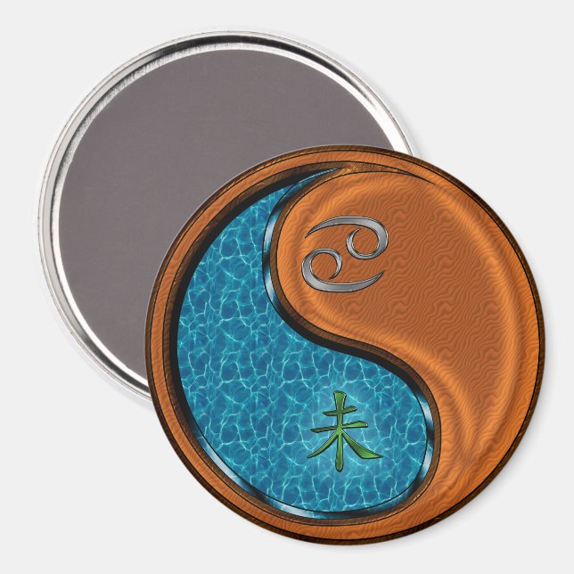 Cancer & Trä Get Magnet (Front/Back)