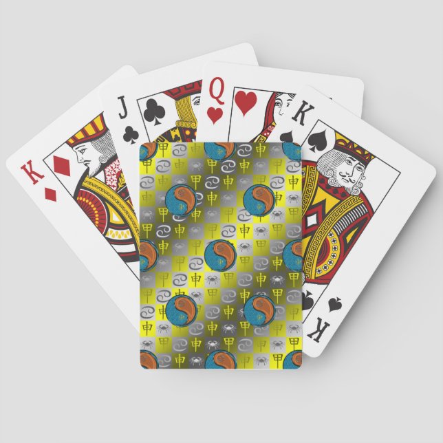 Cancer & Träapa Casinokort (Baksidan)