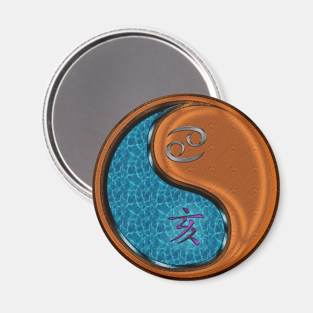 Cancer & Trägris Magnet (Front/Back)