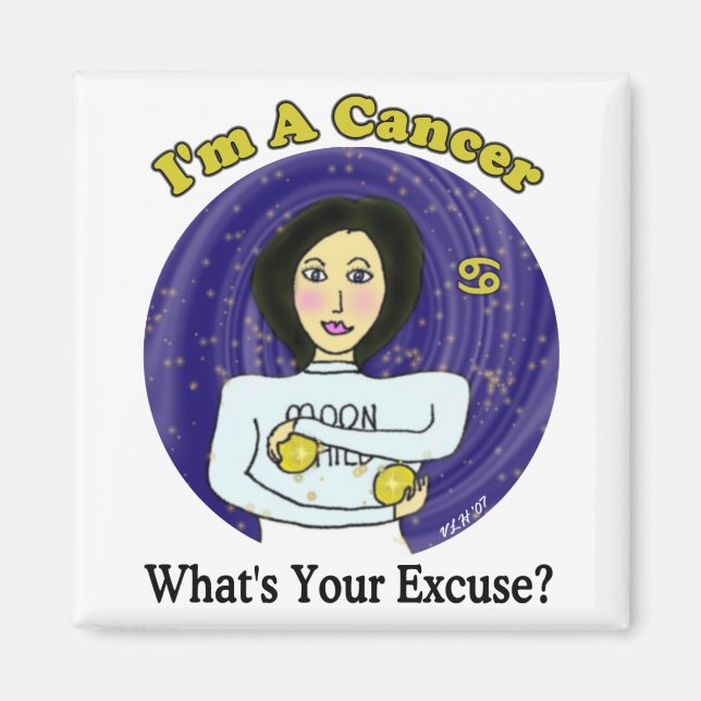 Cancer - ursäkta Magnet (Framsidan)