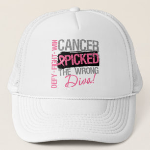 Cancer valde den fla divaen - bröstcancer keps