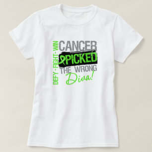 Cancer valde den fla DivaNon-Hodgkins Tee Shirt