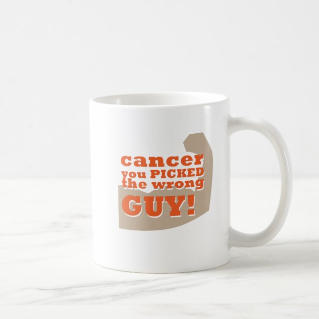 Cancer valde du den fla grabben kaffemugg (Höger)
