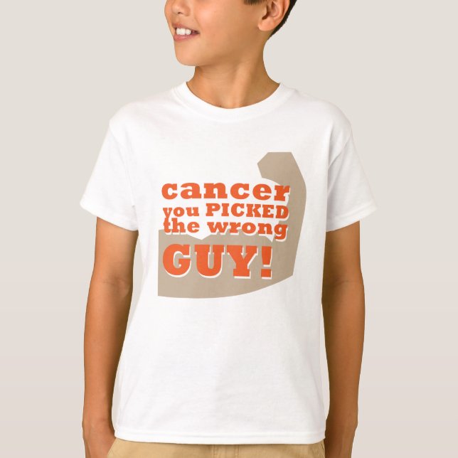 Cancer valde du den fla grabben tee (Framsida)