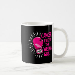 Cancer Valde Fel Kvinna Bröstcancer Kaffemugg