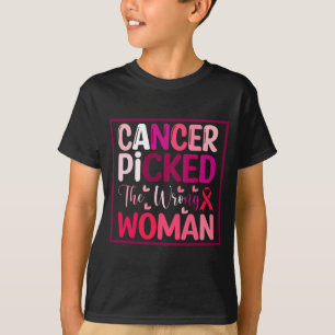 Cancer Valde Fel Kvinnobrästcancer T Shirt