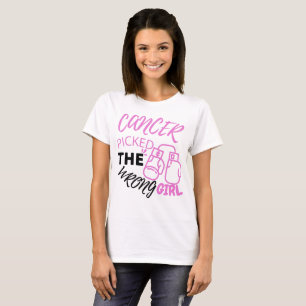 Cancer valde fel tjej t shirt