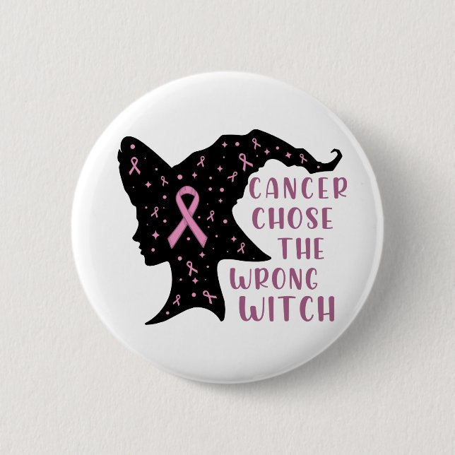 Cancer Välj fel Witch Knapp (Framsida)