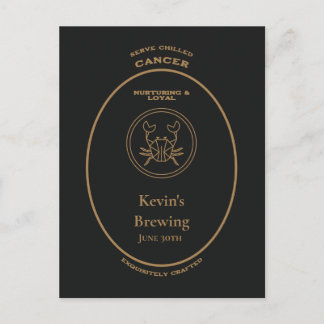 Cancer Vårdande Trogen Personlig Apotekslabel Vykort