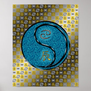Cancer & Vatten Dragon Poster