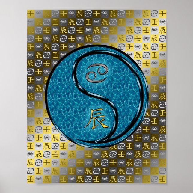 Cancer & Vatten Dragon Poster (Framsidan)