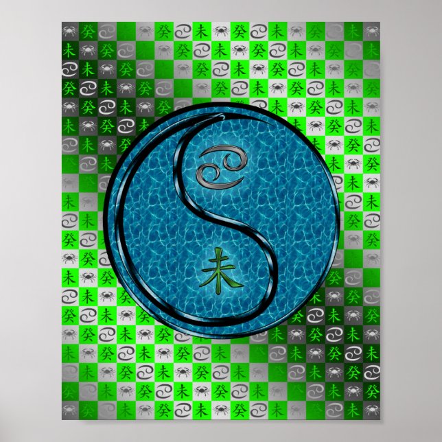Cancer & Vatten Goat Poster (Framsidan)