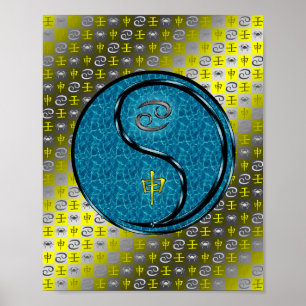 Cancer & Vatten Monkey Poster