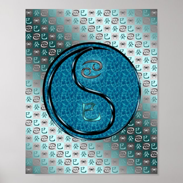 Cancer & Vatten Snake Poster (Framsidan)