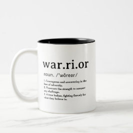 Cancer Warrior Definition Mugg