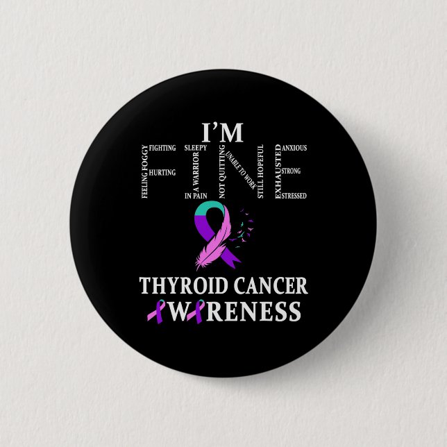 Cancer Warrior Jag är Bra Knapp (Framsida)