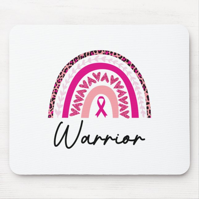 Cancer Warrior Rosa Breast Cancer Awareness Rainbo Musmatta (Framsidan)