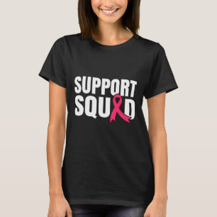 Cancer Warrior Support Squad Breast Cancer Awarene T Shirt