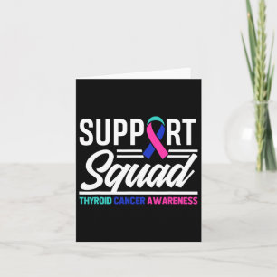 Cancer Warrior Support Thyroid Cancer på kvadratfo Kort